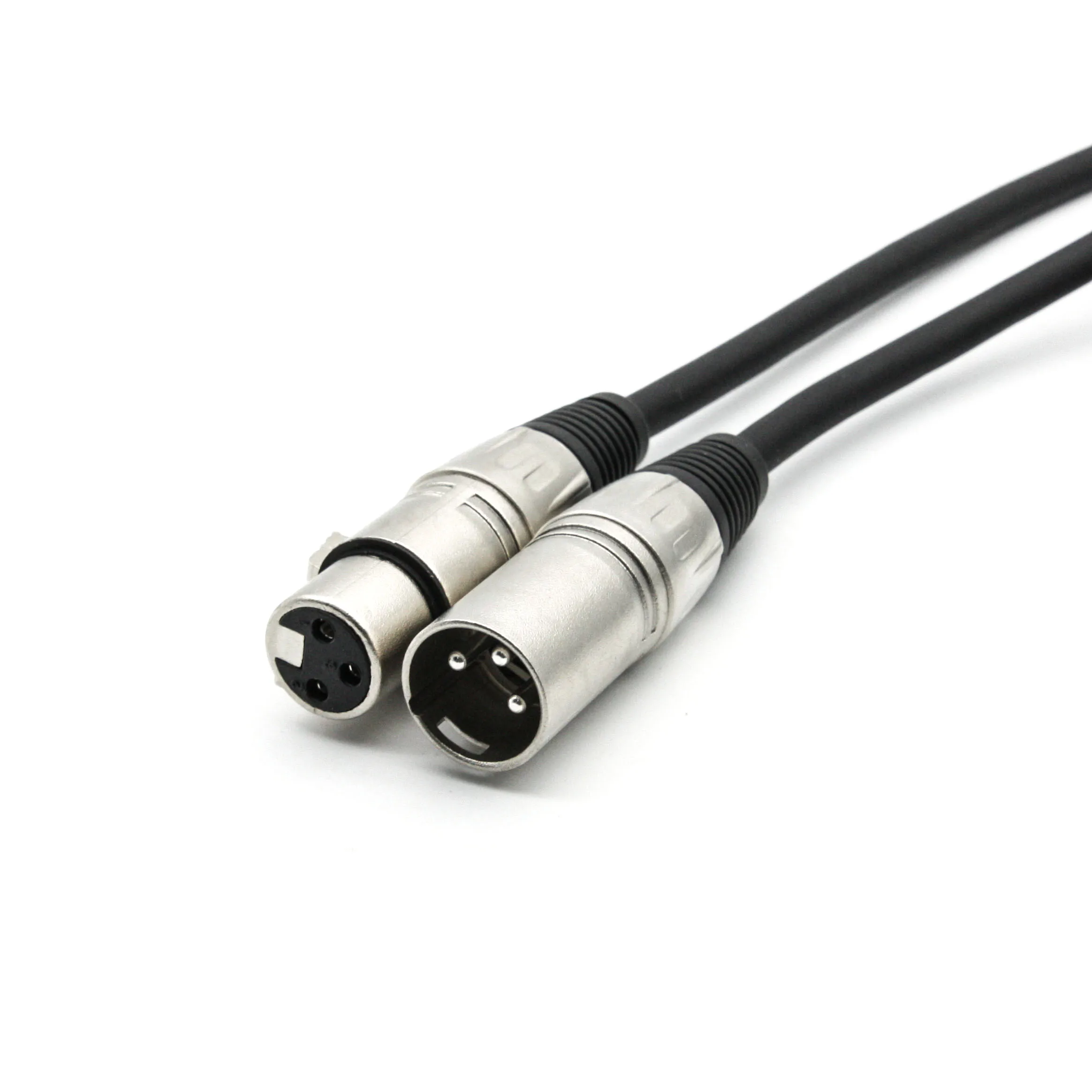 Mic Cable XLR Male to XLR Female Black professional microphone Cable  Mic Snake Cord