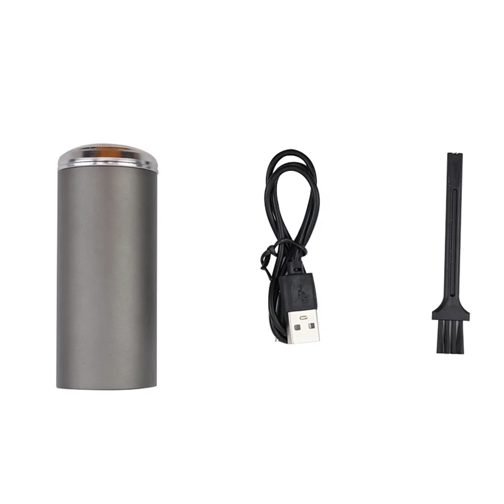 Мужская перезаряжаемая моющаяся портативная бритва мини-турбина электрическая бритва для бороды