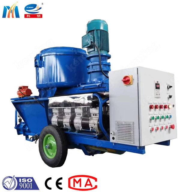building work helper 1 : 3 mortar plastering machine rotor and stator cement plastering machine with round mixer