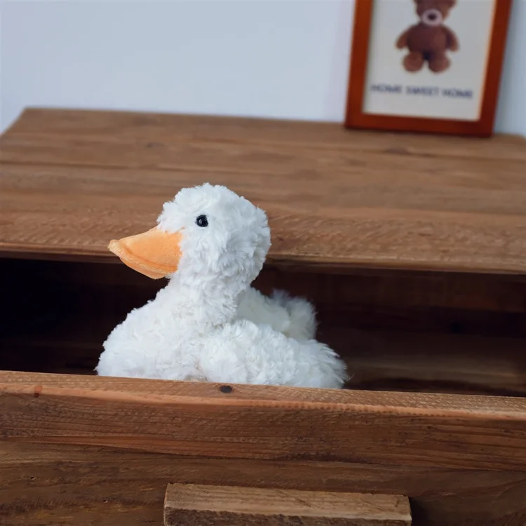 22cm Soft doll beige cream baby stuffed animal duck plush goose toys for kids
