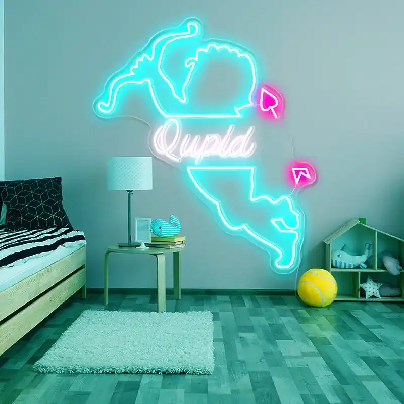 Manufacturer Fast delivery home decoration neon sign flex rgb light led neon sign custom angle baby neon sign