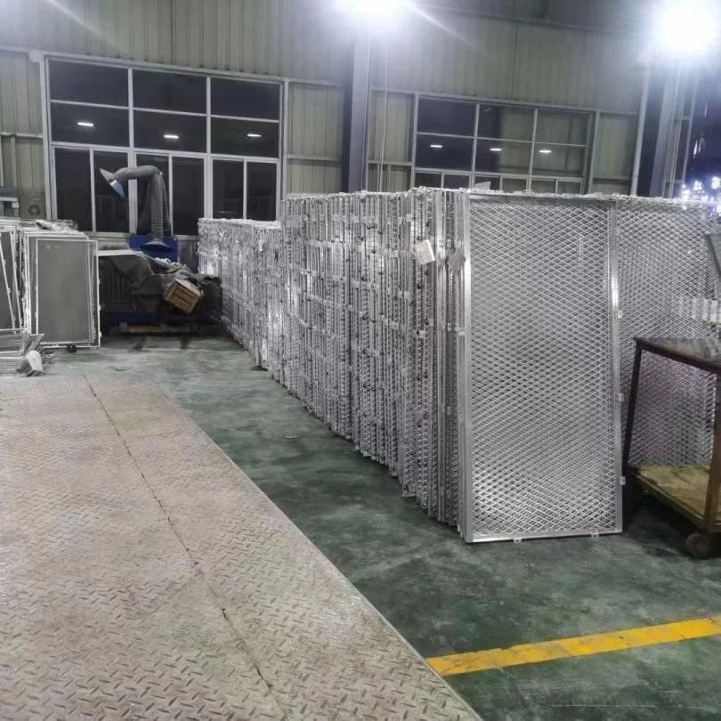 customized decorative curtain wall panel aluminum expanded metal panels for facade