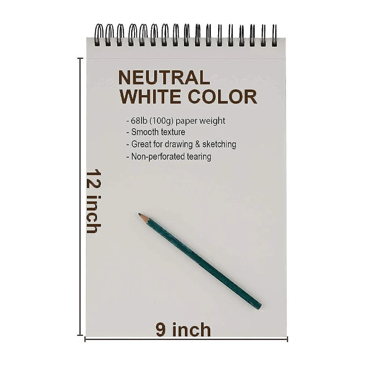 Custom Bound Sketch Pad Can be torn off Drawing Notebook High Quality 100 Pages A4 Sketchbook