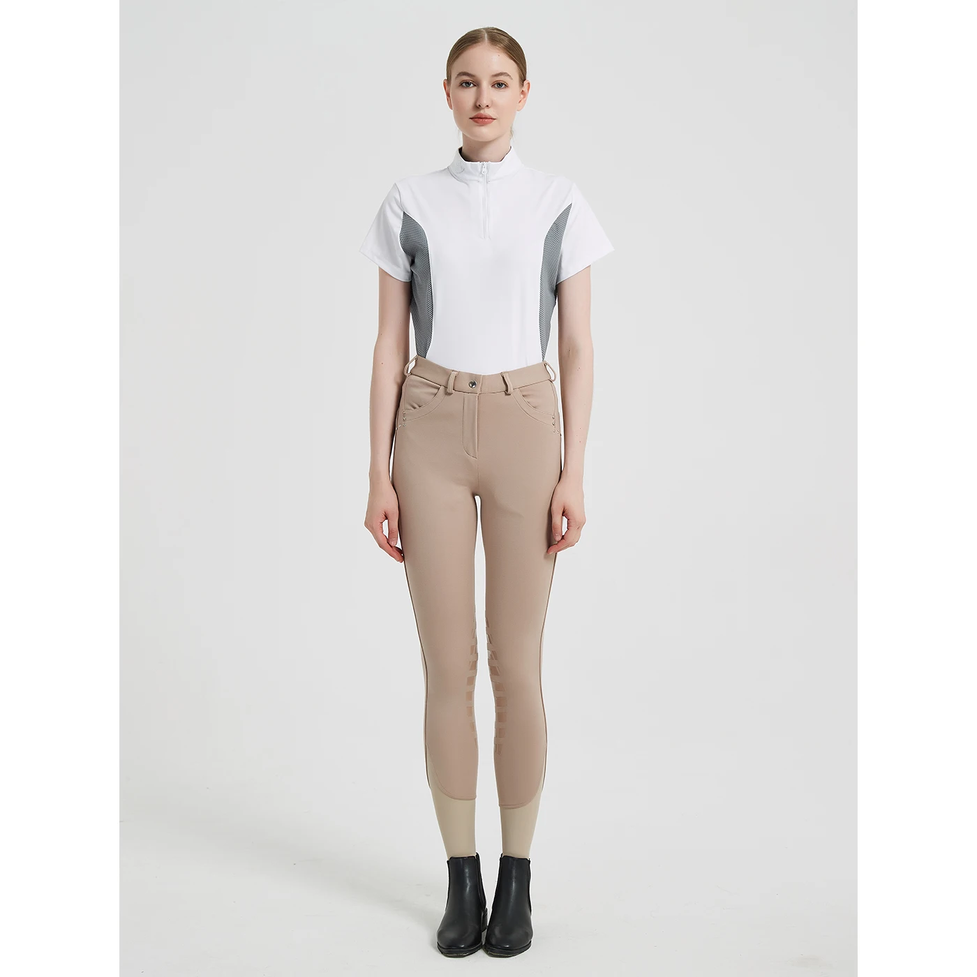 2021 Top selling horse  Equestrian  High waist customized  Silicone  Full seat  Horse riding pants  Breeches