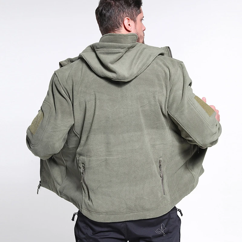 Сезон: весна-лето Открытый пеший Туризм Кемпинг ветрозащитные теплые лыжные куртки для мужчин толстый флис спортивные куртки с капюшоном для девочек