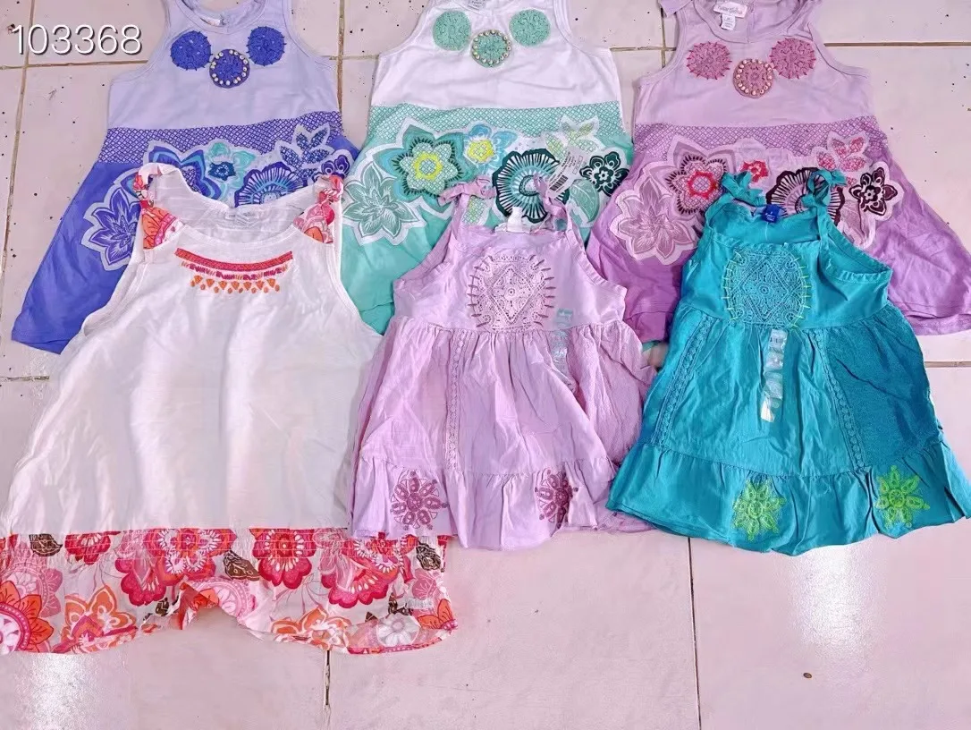 Apparel Stock Branded Clearance Stock overruns Baby Dress