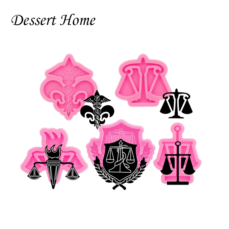 DY1224 Molds of Physical Therapy, Pharmacy and Nursing Ymbol of Medicine/Symbol is of Social Service Silicone Mold DIY Keychain