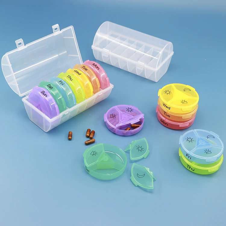 Контейнер для лекарств коробка таблеток органайзер на неделю пастильеро