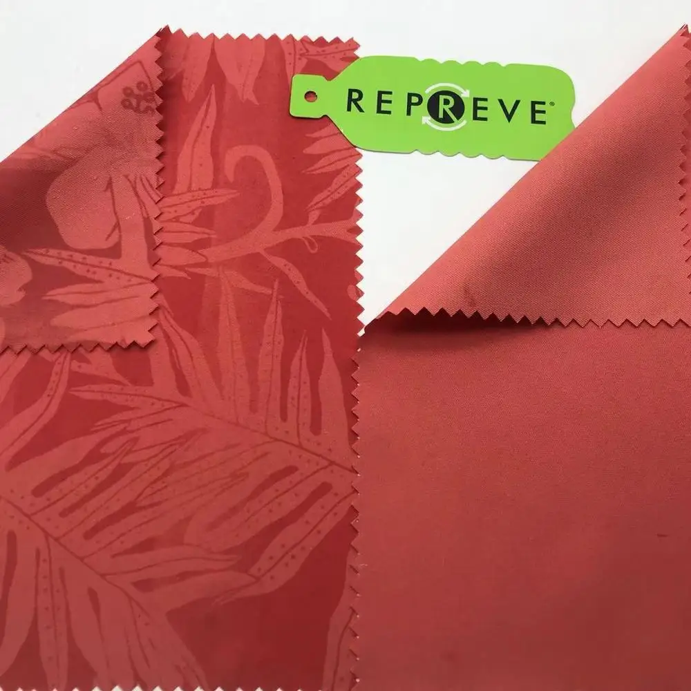 
recycle bottle fabric peach skin fabric for beach short magic printed fabric 