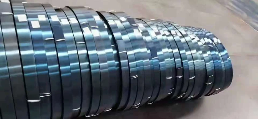 Popular sale roll up door roller shutter gate Hardened And Tempered Dark blue Sring Steel Sheet