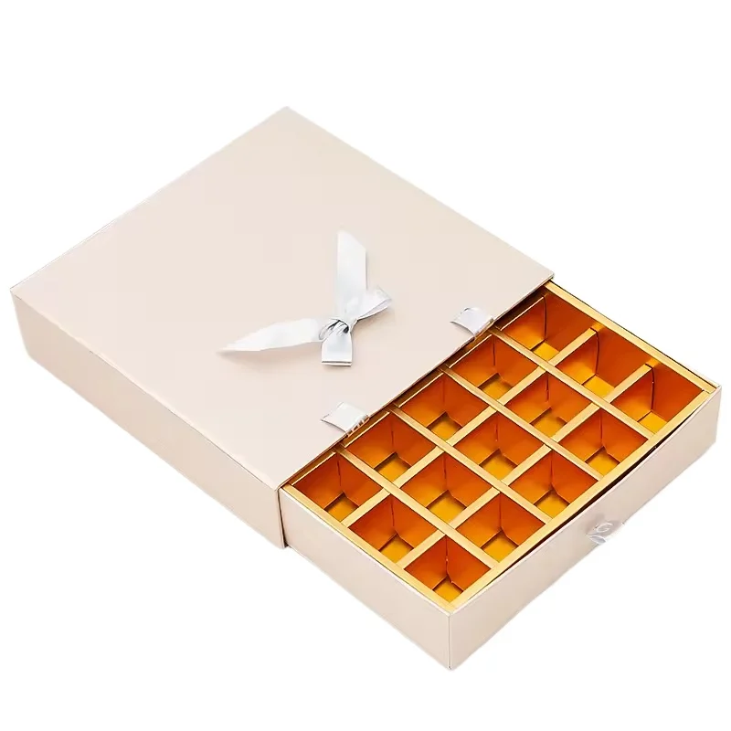 Custom Rigid Chocolate Box Rectangle Candy Chocolate Packaging Luxury Gift Box for Flowers and Chocolates