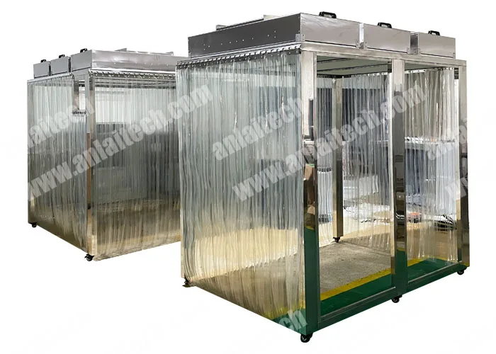 Modular PVC Vinyl Soft Wall Cleanroom Enclosure Cabin Portable Prefabricated Clean Booth Clean Room
