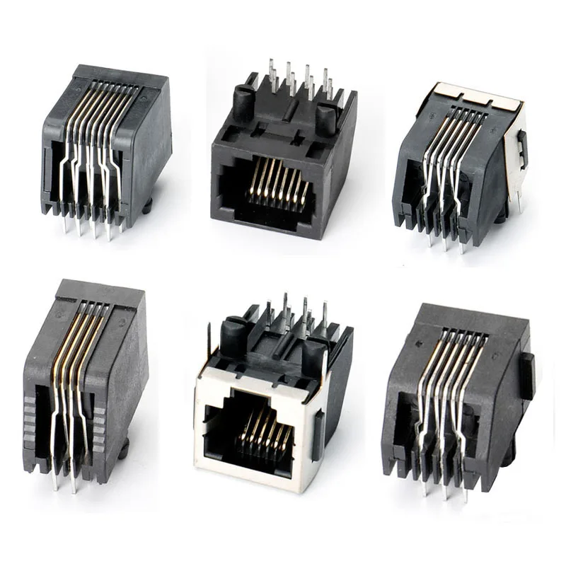 4P4C 6P6C 8P8C rj45 plug rj45 modular jack pin female connector rj45 connector