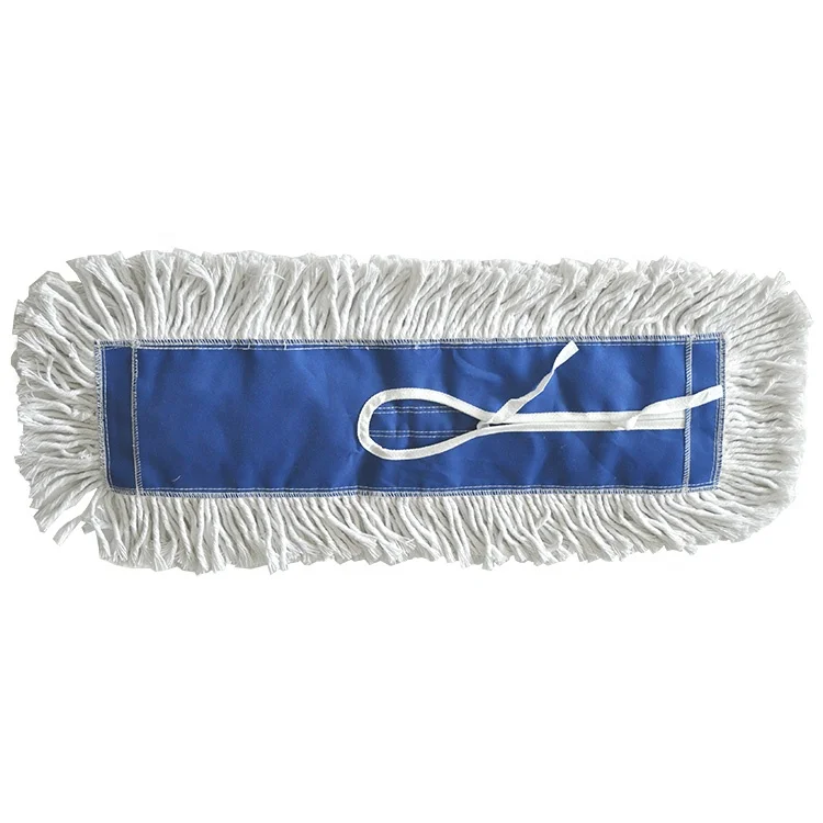 High Quality Super Easy Clean Floor Polyester Cotton Flat Pocket Mop Head Pad Refill Mop