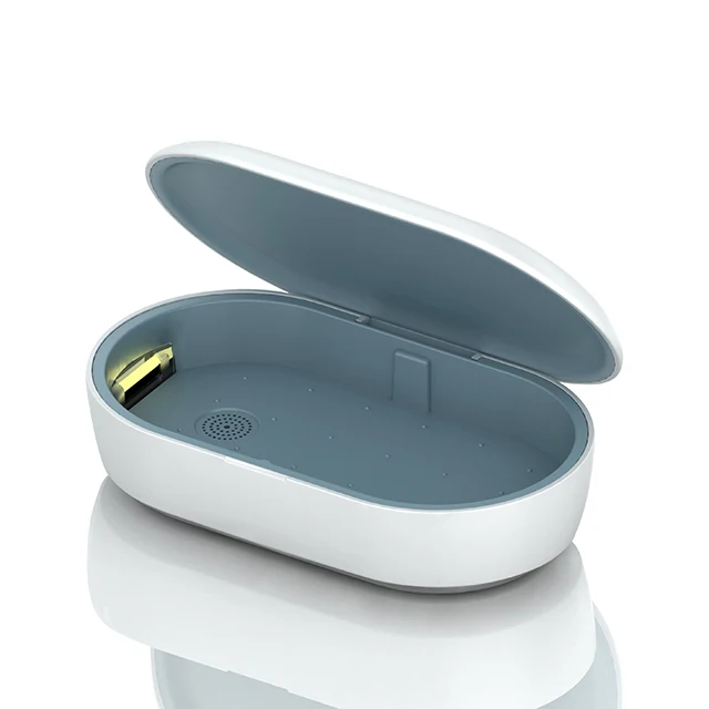 
2020 Trending Portable Phone Wireless Charger UV Sterilizer Phone Box 