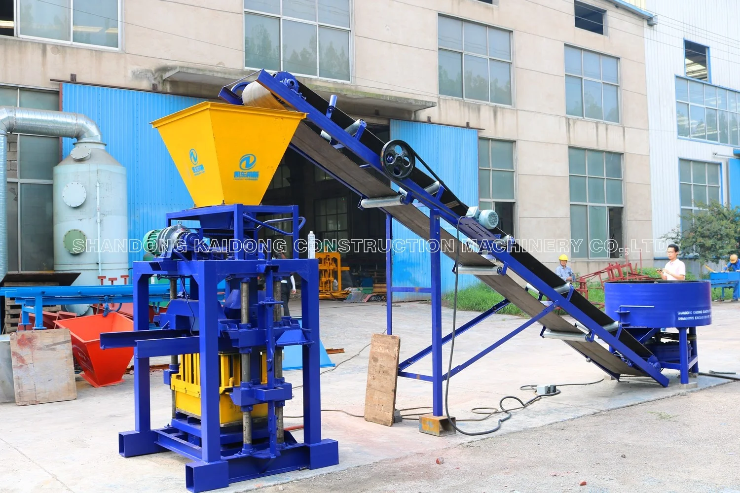 Used Manual QT4 Brick Block Making Machine for Fly Ash with Reliable Engine Home Use Automatic Cement Hollow Brick Machinery