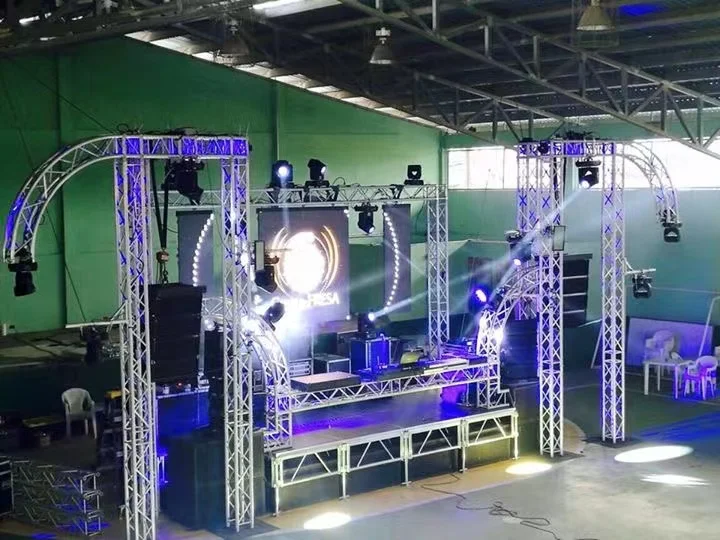 289x289mm aluminum lighting truss spigot truss wedding stage lighting truss
