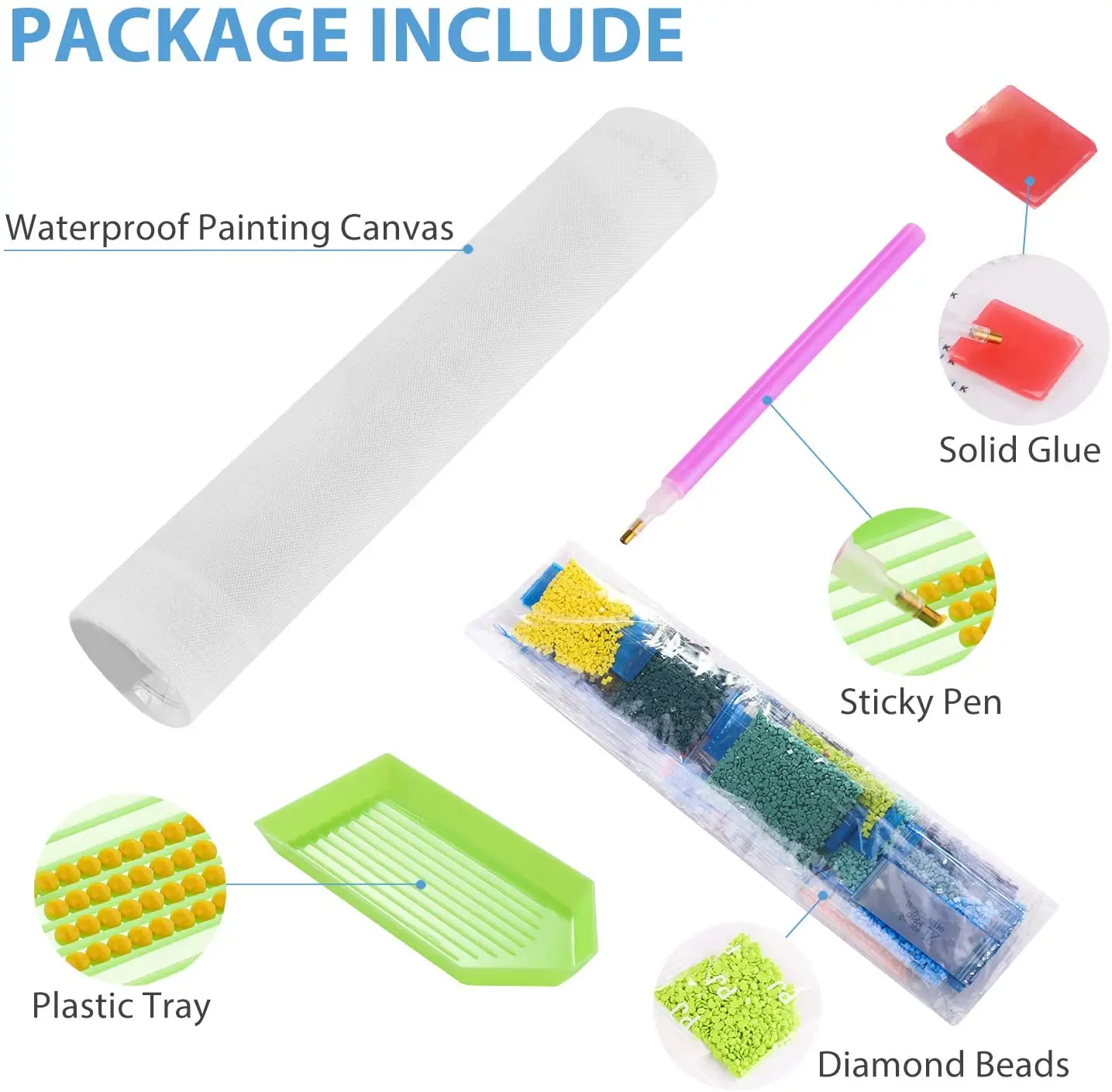  Scenery Style Full Drill Diamond Painting Wall Crafts Diy