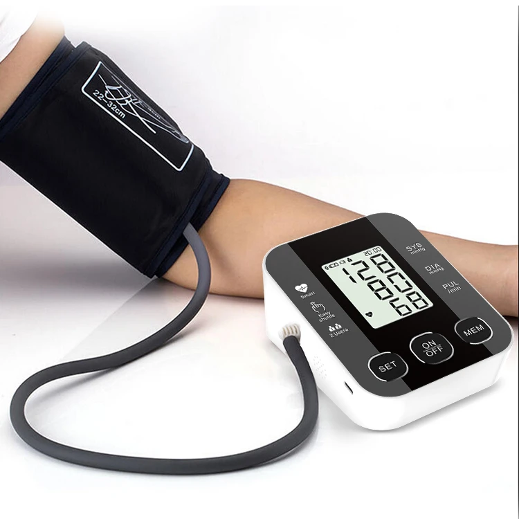 OEM Back Light Upper Arm Type Rechargeable Digital Blood Pressure Monitor Electronic Blood Pressure Meter