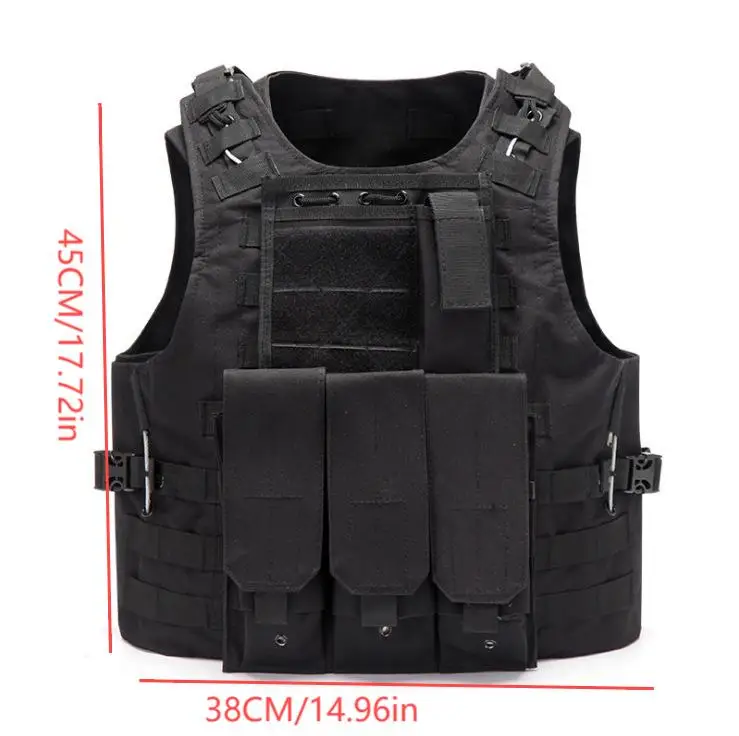 Тактический штурмовой жилет с системой Molle для охоты на открытом воздухе камуфляжная Боевая тарелка альпинизма повседневных туров кемпинга