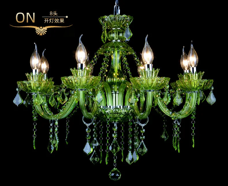 Hot Sale Stained Glass Lampshade With Crystal Antique Style Table Reading Light Tiffany Lamp For Living Bedside/Bedroom/Cafe