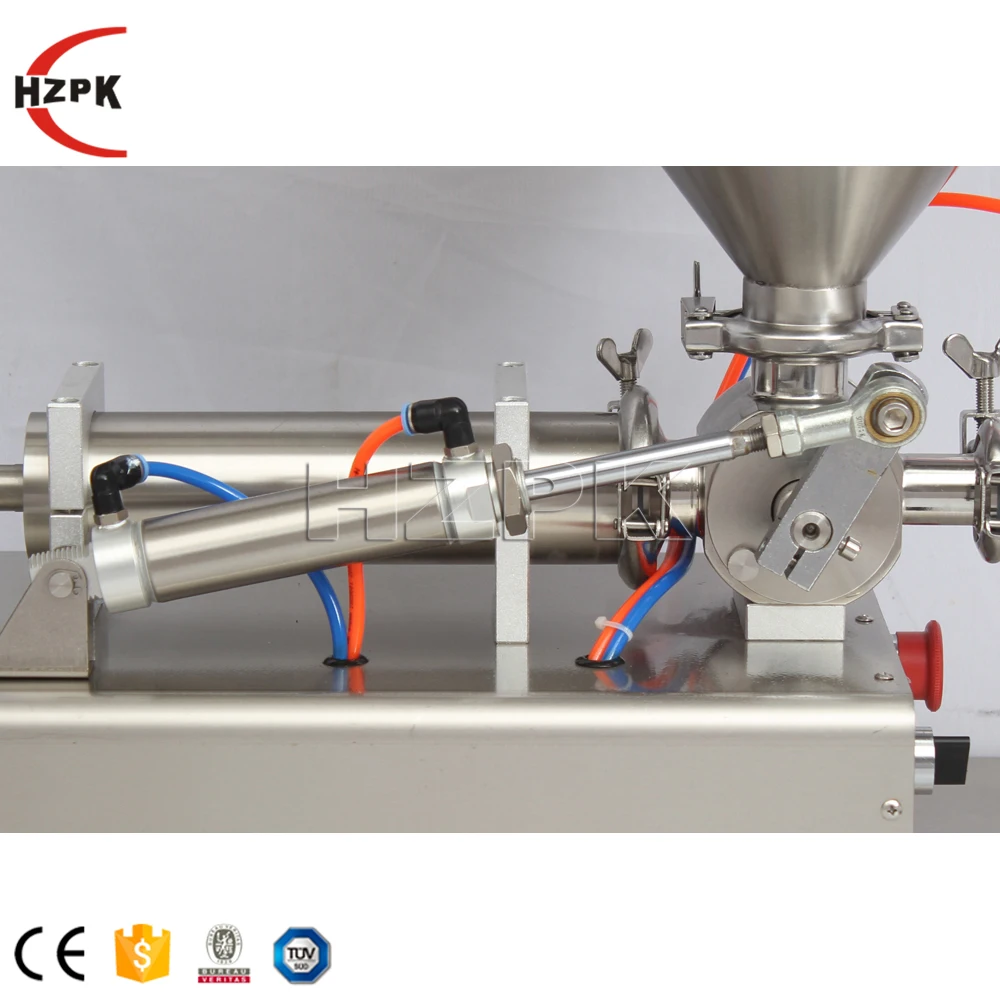 HZPK small scale bottle lube oil plastic bottle high viscosity liquid filling and packing machine manufacturer