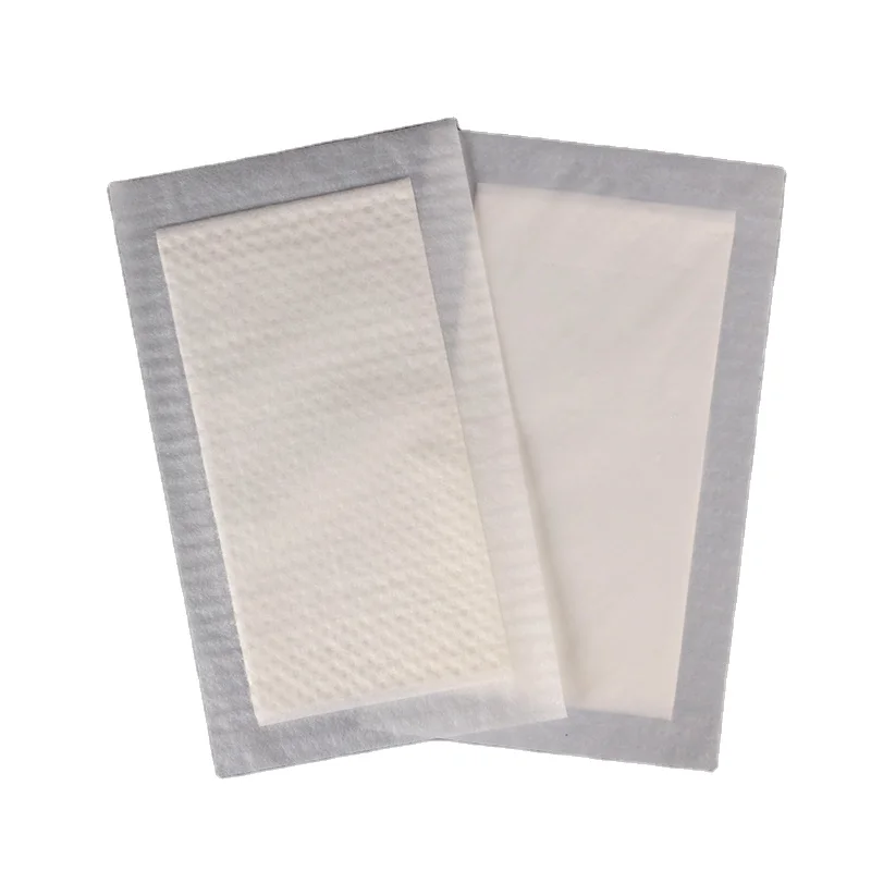disposable SAP absorbent pad for meat poultry blood absorbent in the supermarket display tray