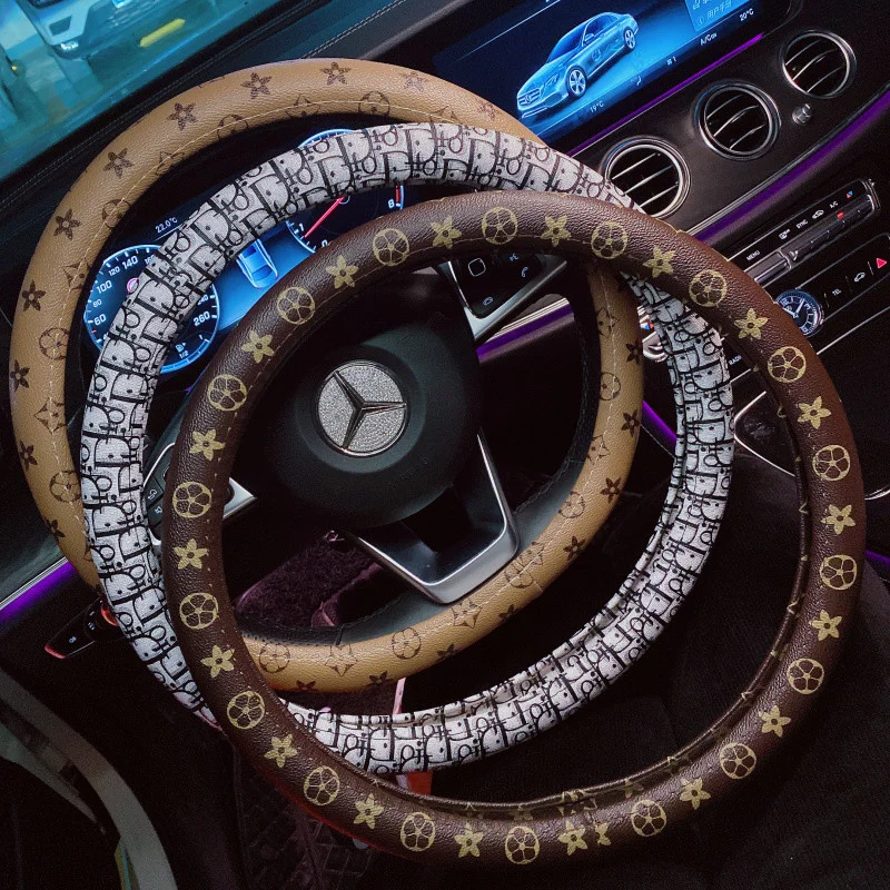 Bling Diamond Car Steering Wheel Cover Fashion  Accessories Decoration and Protection