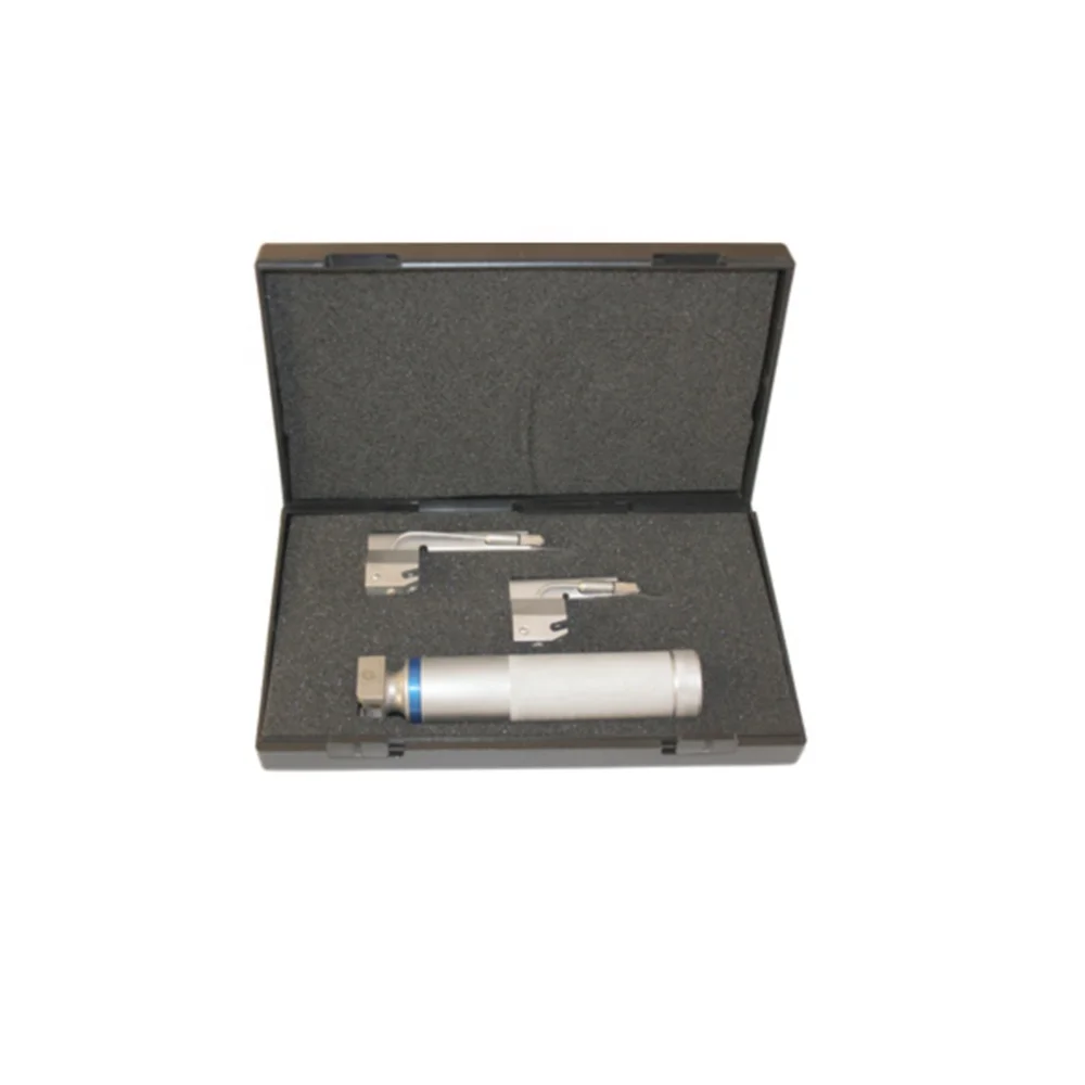 Cheap Price medical video laryngoscope reusable Metal Pediatric Bulb Light Laryngoscope Set hospital video laryngoscope price