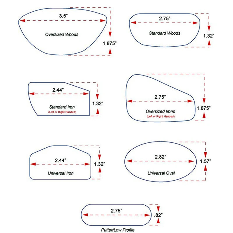 Hot sale self-adhesive golf impact sticker label 5pcs/sheet golf training aids with thermal paper  material
