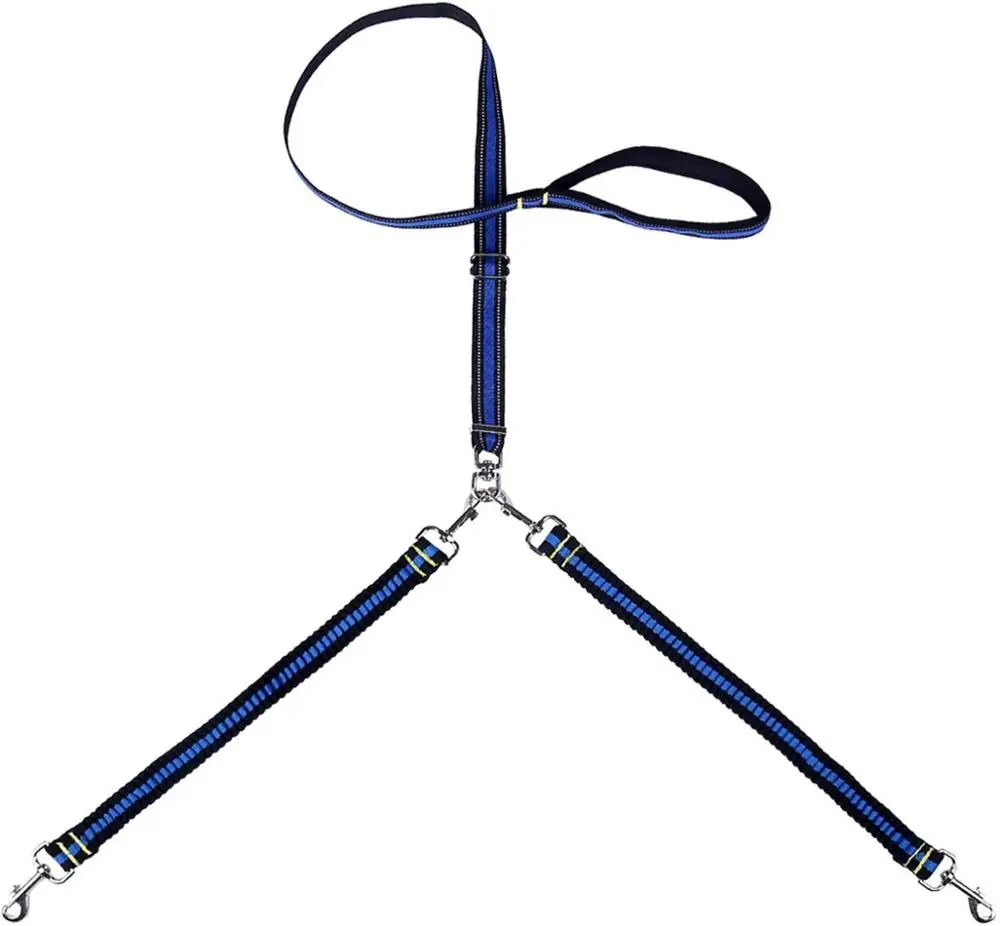 Strong Dog Nylon Rope Leash With Comfortable Padded Handle Highly Reflective Threads Dog Leashes