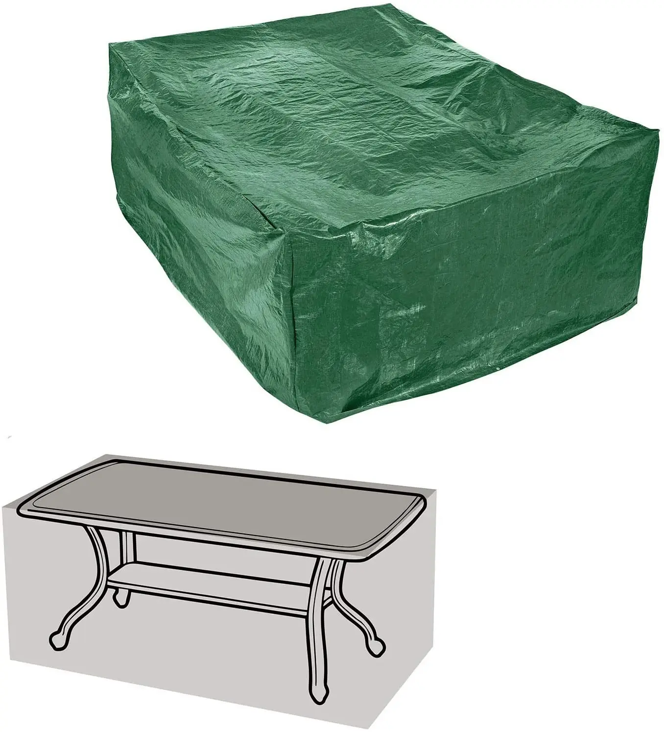 Прочный сверхпрочный Водонепроницаемый солнцезащитный чехол для садовой мебели