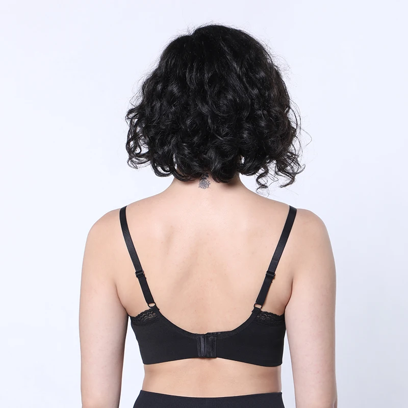 
Hot Selling Back Clasp Adjustable Straps Maternity Sports Bra Nursing Lace Feeding Bra 