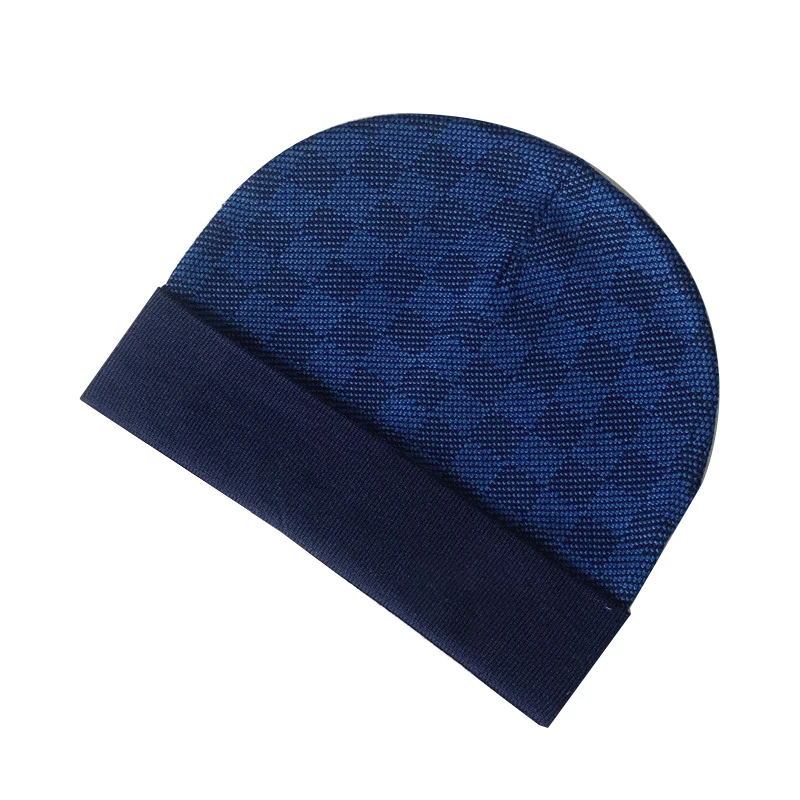 Winter Brand Cotton Knitted Hat Designer Checkerboard Beanie Hat Unisex Casual Luxury Crochet Warm Ski bob Hat
