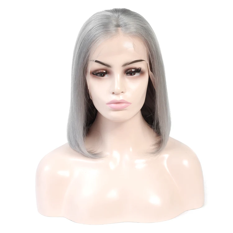 
high-quality hair-extensions-wig Lace Wigs Front Color For Black Womans Wholesale 100% Bob Colored Human Hair Wig 