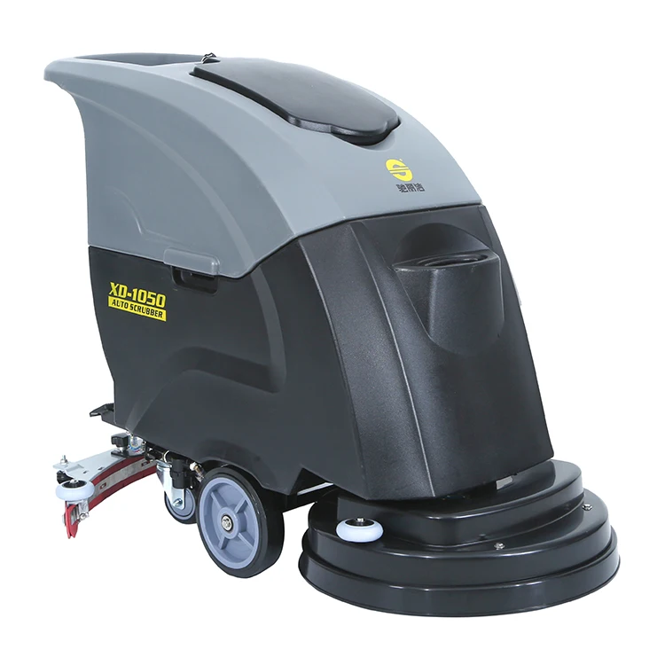 Auto scrubber with battery floor scrubber machine floor cleaning machine automatic road cleaning machine