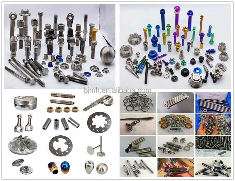 Titanium 5/16-24 flanged bolts