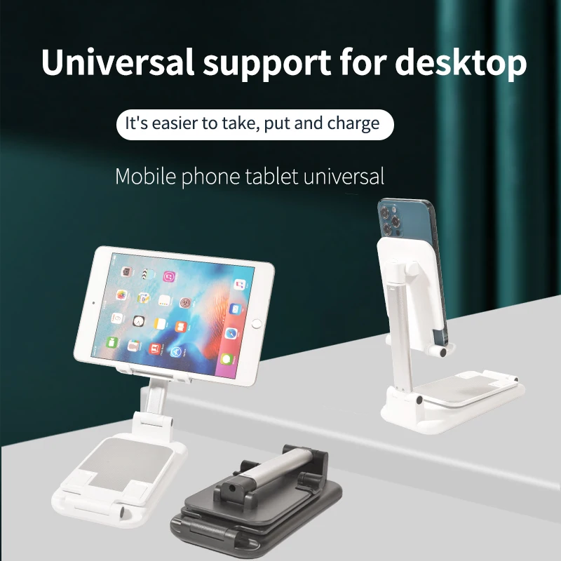 XSR multi-function phone Double bracket Telescopic folding portable tablet phone holder Mobile phone desktop support