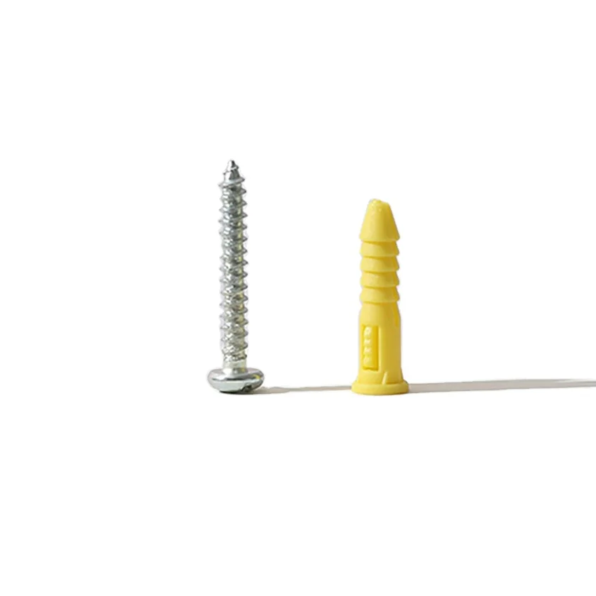 Pagoda Type Expansion Plastic Expansion Tube Nail Plug Screw Fastener Screw 6-8 Ribbed Plastic Anchor
