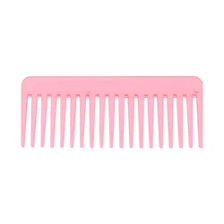 RTS Custom Logo Professional Hair Detangling Acetate Fiber Electro Plating Gold Wide Tooth Comb