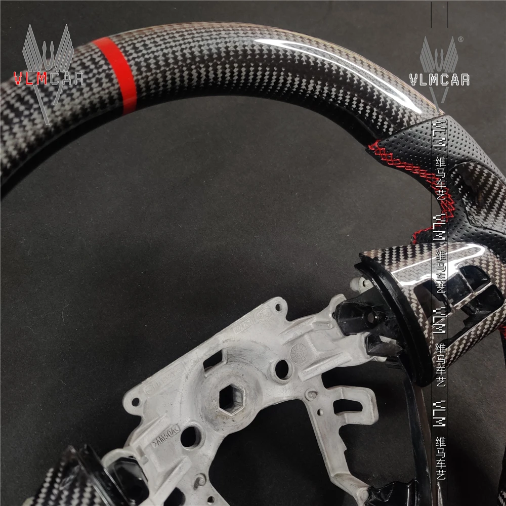 Carbon fiber steering wheel for Mazda 3/All Mazda models can be customized