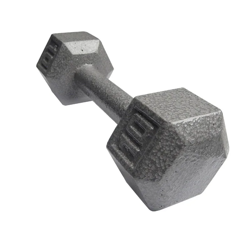 10LBS  High Quality Painting Cast Iron Dumbbell With Chrome Handle