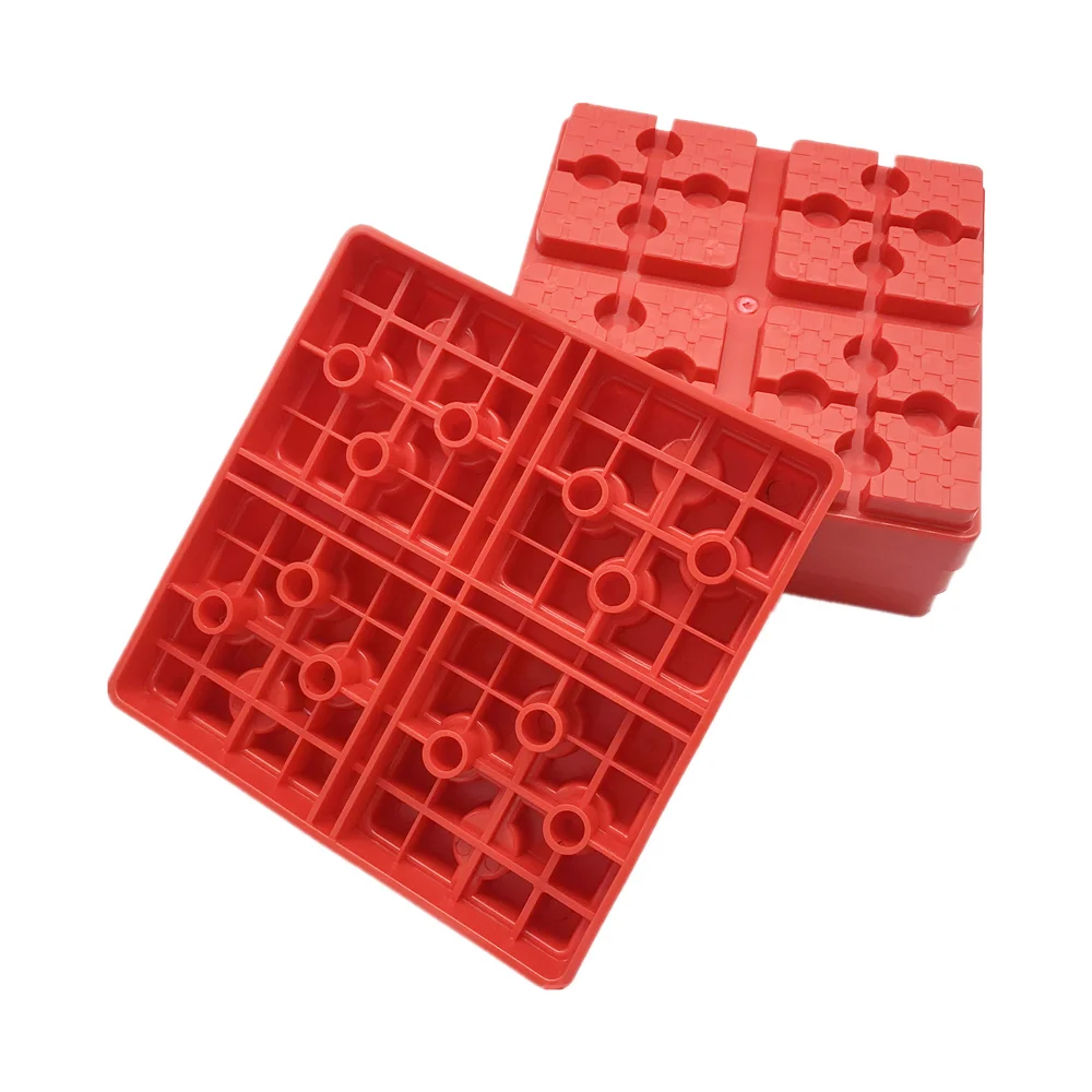 
Car Lift Stand For Uneven Roads -Auto Rescue Block For Truck Trailer Leveling Block Pack Of 4pcs 