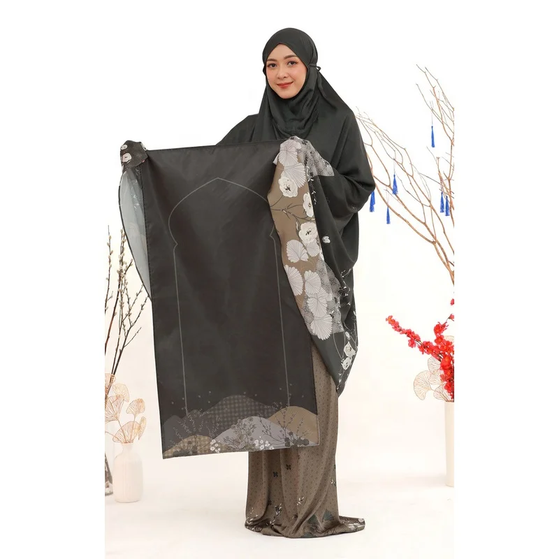 Wholesale comfortable women abaya dubai best selling monsoon lace decoration prayer abaya Modest Khimar Hijab Abaya