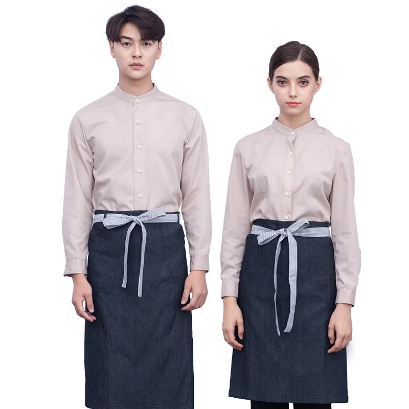 2019 new version KTV network coffee restaurant roaster Korean waiters and waitresses living uniforms men and women long sleeve a