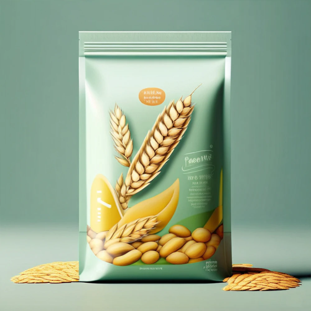 Printed Color Biodegradable Food Packagingbag Potato Chip Snack Packaging Plastic Bag Custom 140g 280g Stand Bottee with Handles