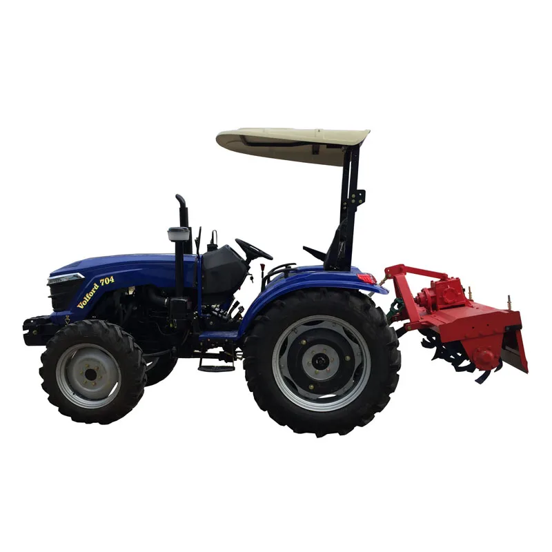 30hp 4wd Volford chinese mini tractors with front loader rotary tiller for sale