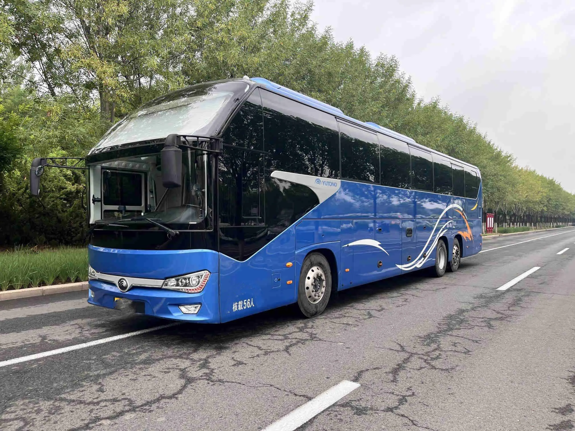 Шикарный туристический автобус ZK6148 Yutong 56 сидений автобусный со
