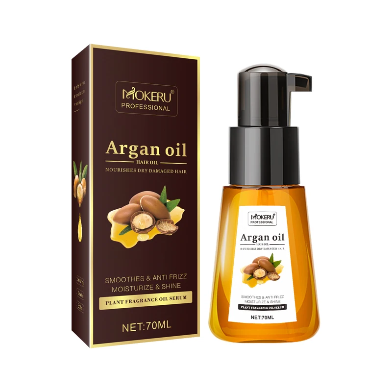 MOKERU Hair treatment Argan Oil anti-loss and nourishing hair care Products Repair Damaged Hair oil