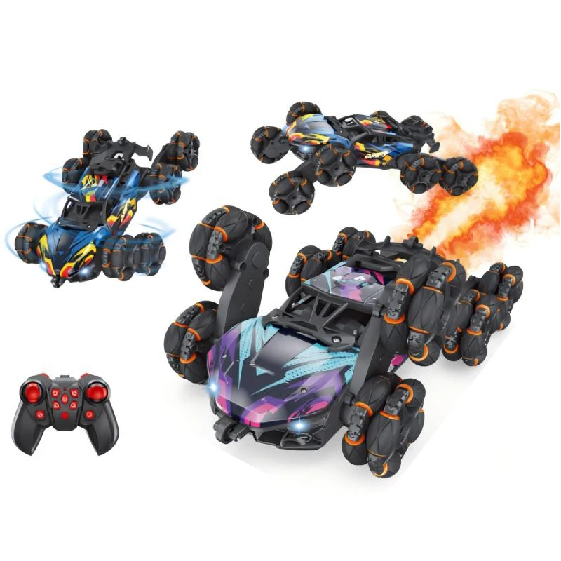 Hot Sale RC Stunt Car 1:32 scale 2330 6ch Die Cast Miniature car model toy authorized rc car with Side Driving